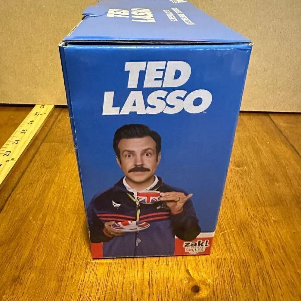 Ted Lasso ZAK! Double Sided 10oz Glass Set Apple TV Show New in box
